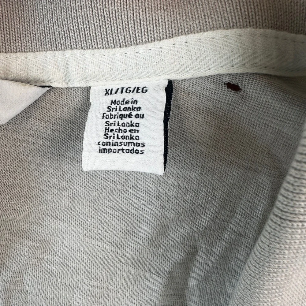 Calvin Klein Polo Shirt Mens XL Colorblock Short Logo Golf Summer Light FLAW